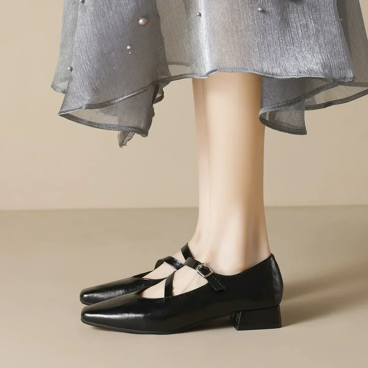 Heidi-Mode | Hohe Absätze Im Mary Jane Stil mit Bootsohle und Komfort - Image 2