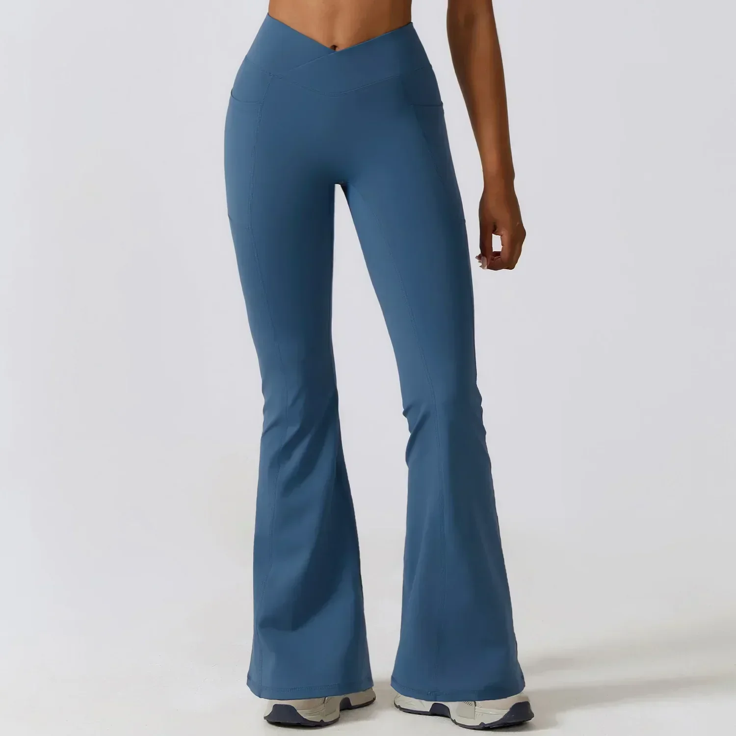 Heidi-Mode | Hoch Taillierte Flare-Leggings - Image 7