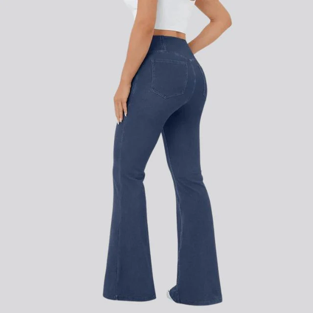 Heidi-Mode | Hoch Taillierte Flare-Leggings - Image 8