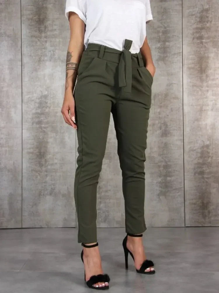 Heidi-Mode | Hochtaillen Damenhose mit Gürtel - Image 5