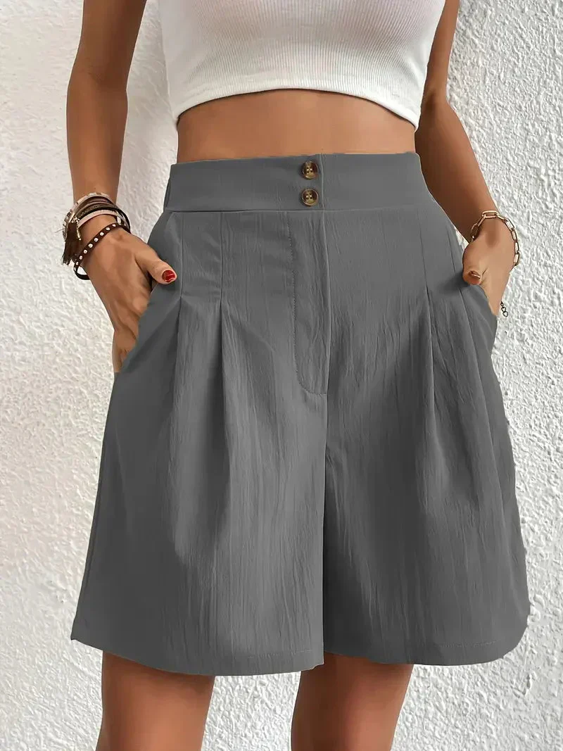 Heidi-Mode | Hochtaillierte Leinenshorts für Damen - Image 18