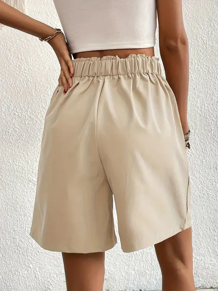 Heidi-Mode | Hochtaillierte Leinenshorts für Damen - Image 2