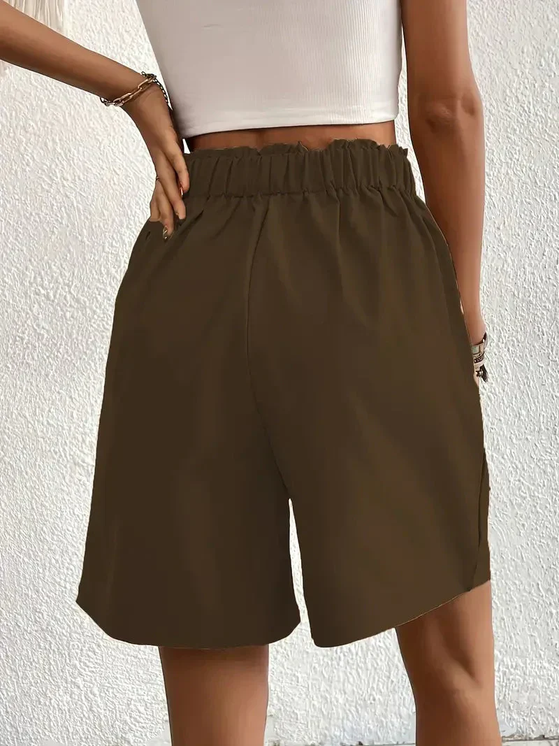 Heidi-Mode | Hochtaillierte Leinenshorts für Damen - Image 5