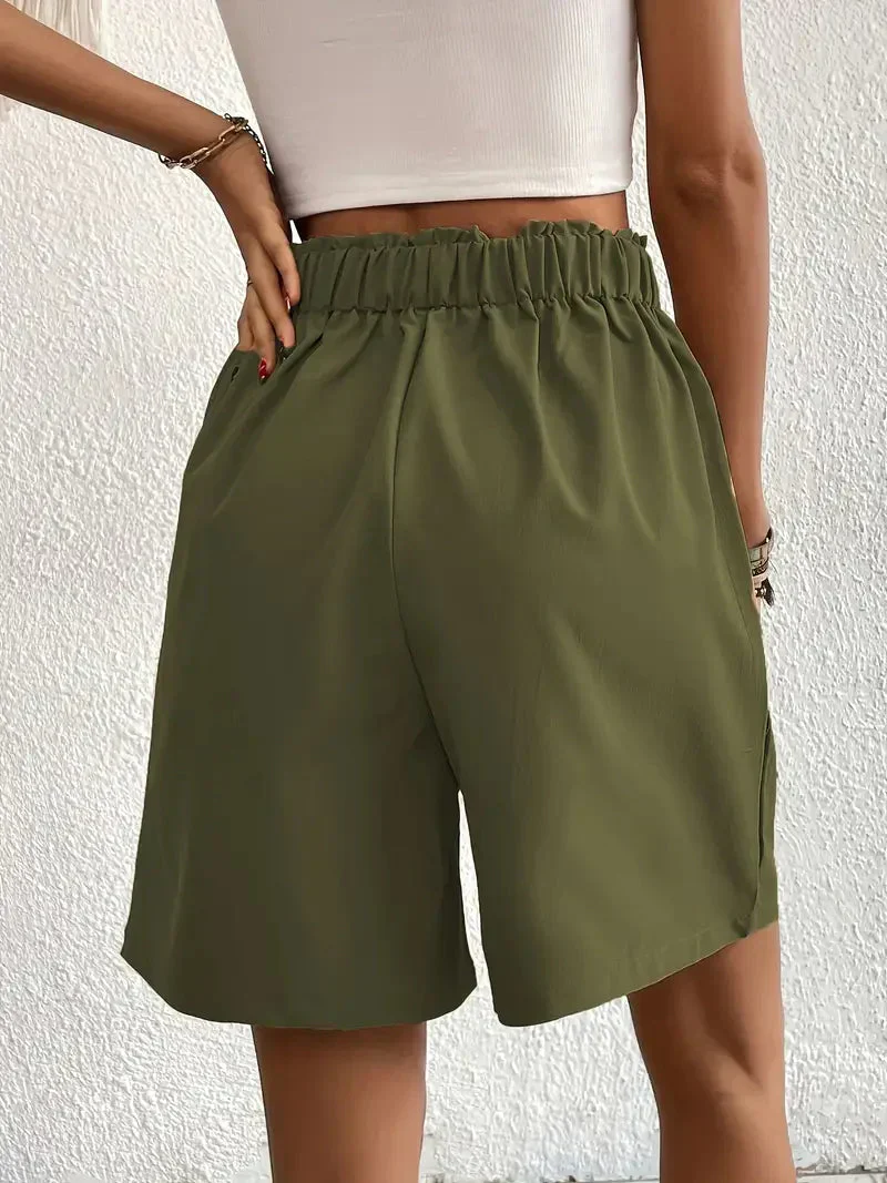 Heidi-Mode | Hochtaillierte Leinenshorts für Damen - Image 7