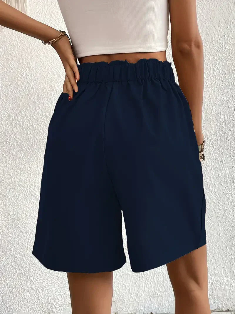 Heidi-Mode | Hochtaillierte Leinenshorts für Damen - Image 9