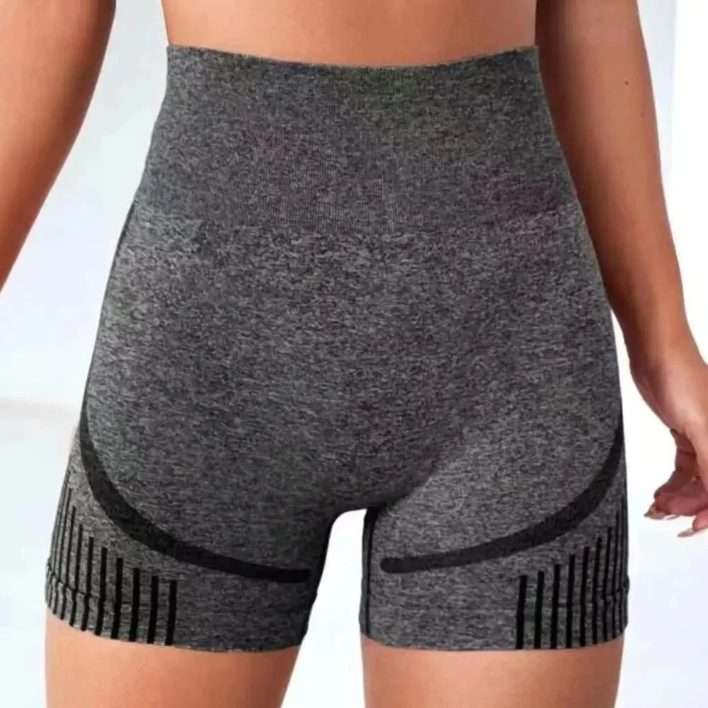Heidi-Mode | Hochtaillierte Yoga Sport Kurze Hose - Image 2