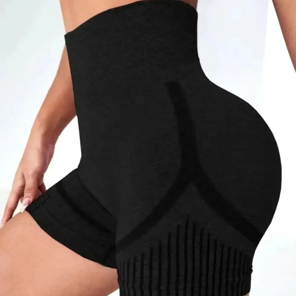 Heidi-Mode | Hochtaillierte Yoga Sport Kurze Hose - Image 6
