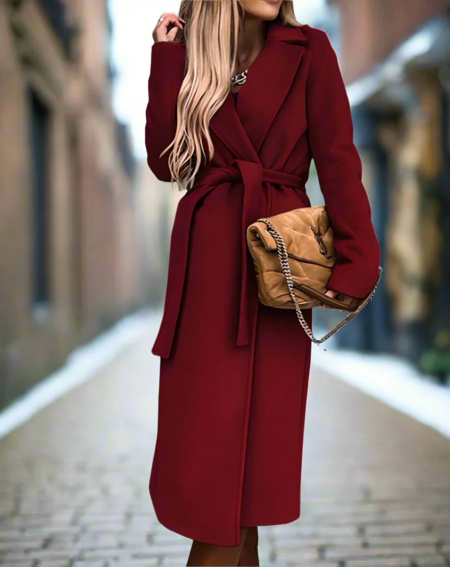 Heidi-Mode | Hochwertiger, Leichter Mantel mit Gürtel für Damen - Image 8