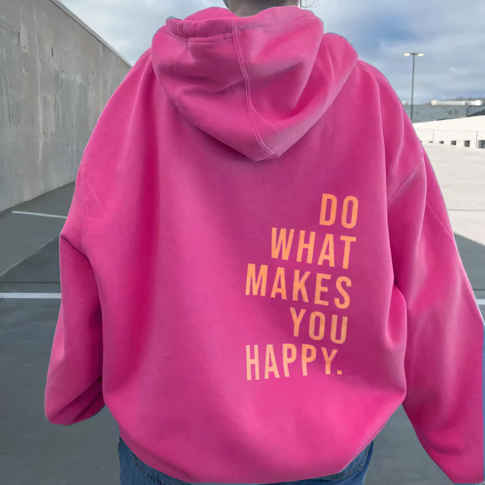 Heidi-Mode | Hoodie mit Happy-Statement - Image 5