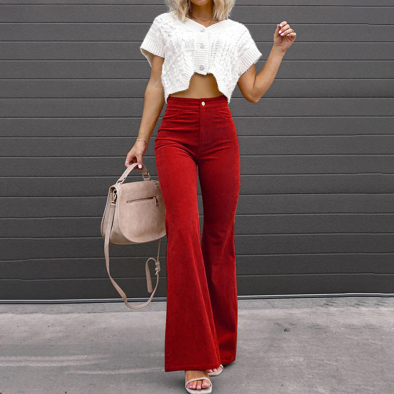 Heidi-Mode | Hose - Schlaghose mit Kurvenform für Weibliche Eleganz - Image 5