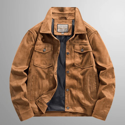 Heidi-Mode | Jack Herren Wildlederjacke Warme & Stilvolle Oberbekleidung Perfekt für Den Herbst - Image 2