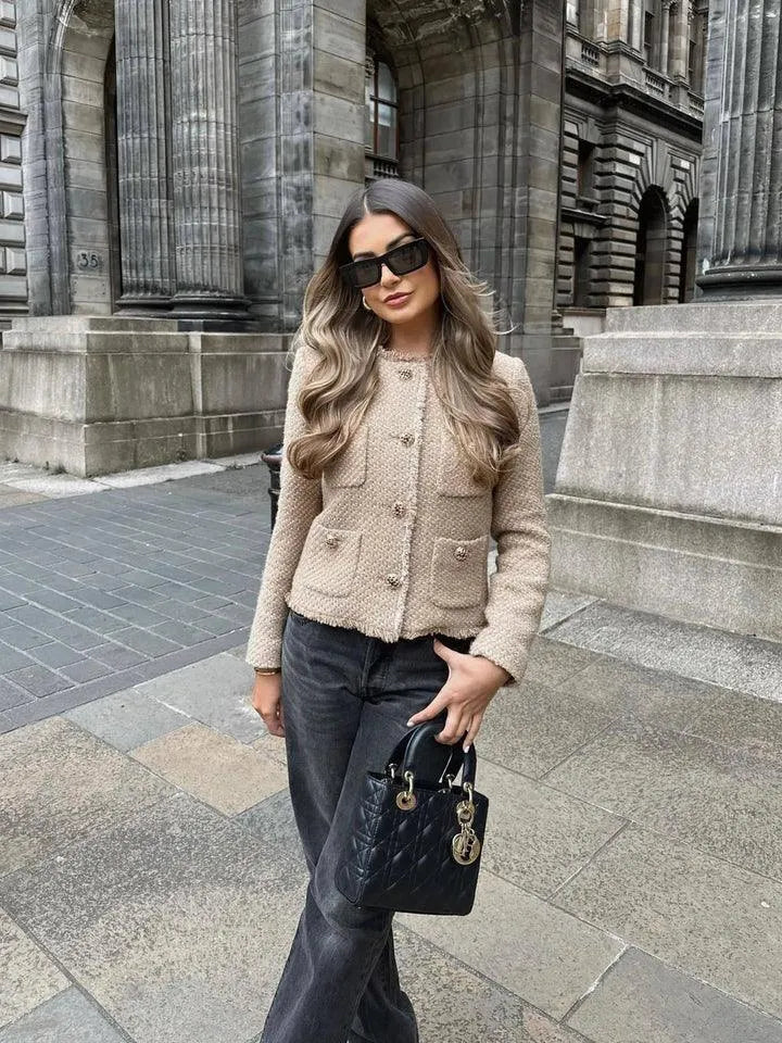 Heidi-Mode | Jacke Elegant Baumwolle mit Taschen Ideal für Jede Saison - Image 3