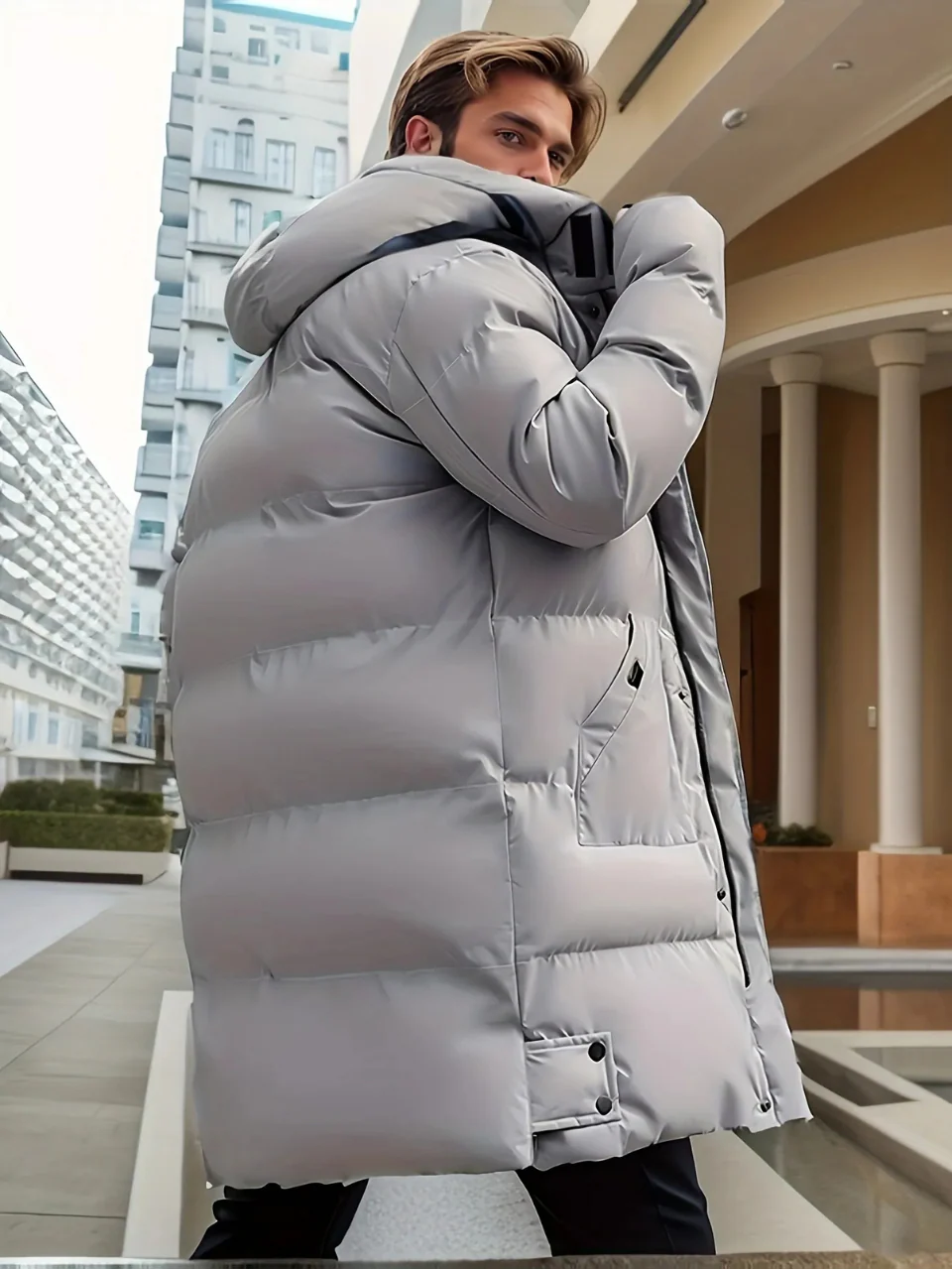 Heidi-Mode | Jacke für Herren mit Kapuze für Den Winterlook - Image 2