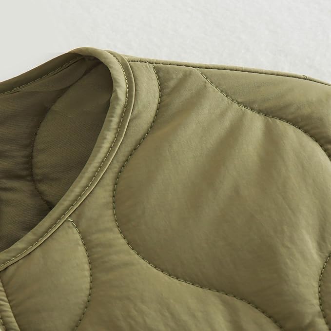 Heidi-Mode | Oversize Gesteppte Jacke mit Druckknöpfen - Image 7