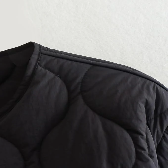 Heidi-Mode | Oversize Gesteppte Jacke mit Druckknöpfen - Image 8