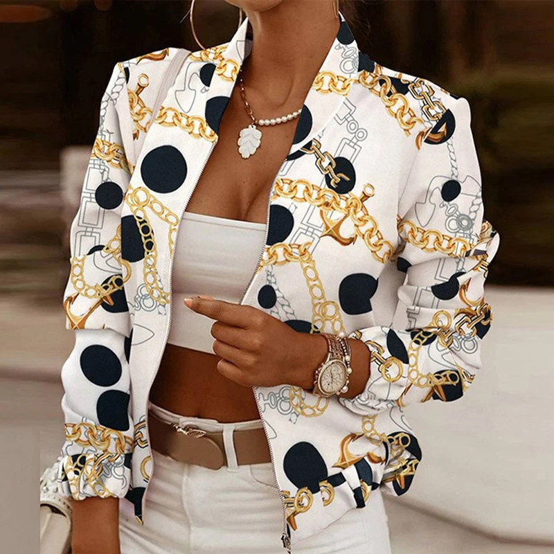 Heidi-Mode | Jacke Vintage Elegante Zwischenjacke für Frauen - Image 9