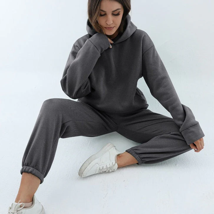 Heidi-Mode | Jacquelyn Ultimate Comfort Sweat Pants & Kapuzenpulli Set - Image 13