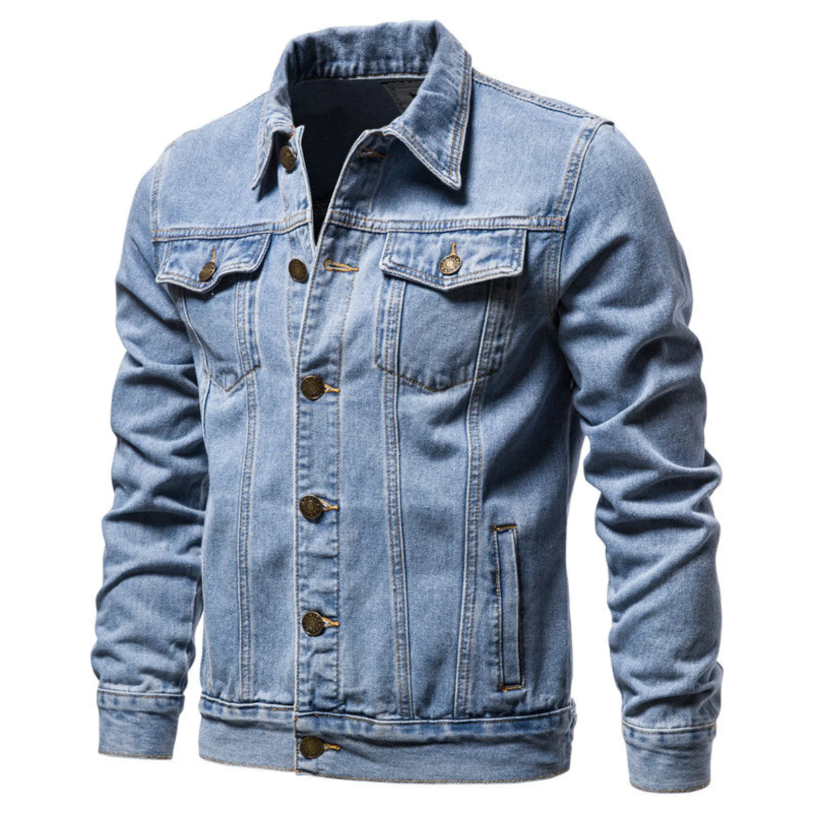 Heidi-Mode | Jeansjacke für Herren Im Lässigen Look - Image 4