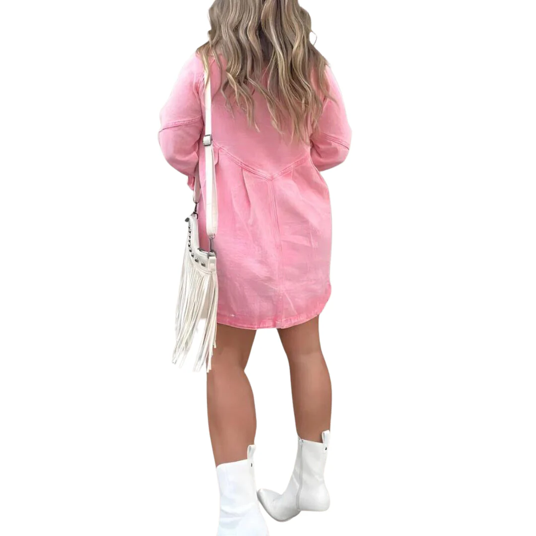 Heidi-Mode | Jeanskleid mit Langen Ärmeln - Image 3