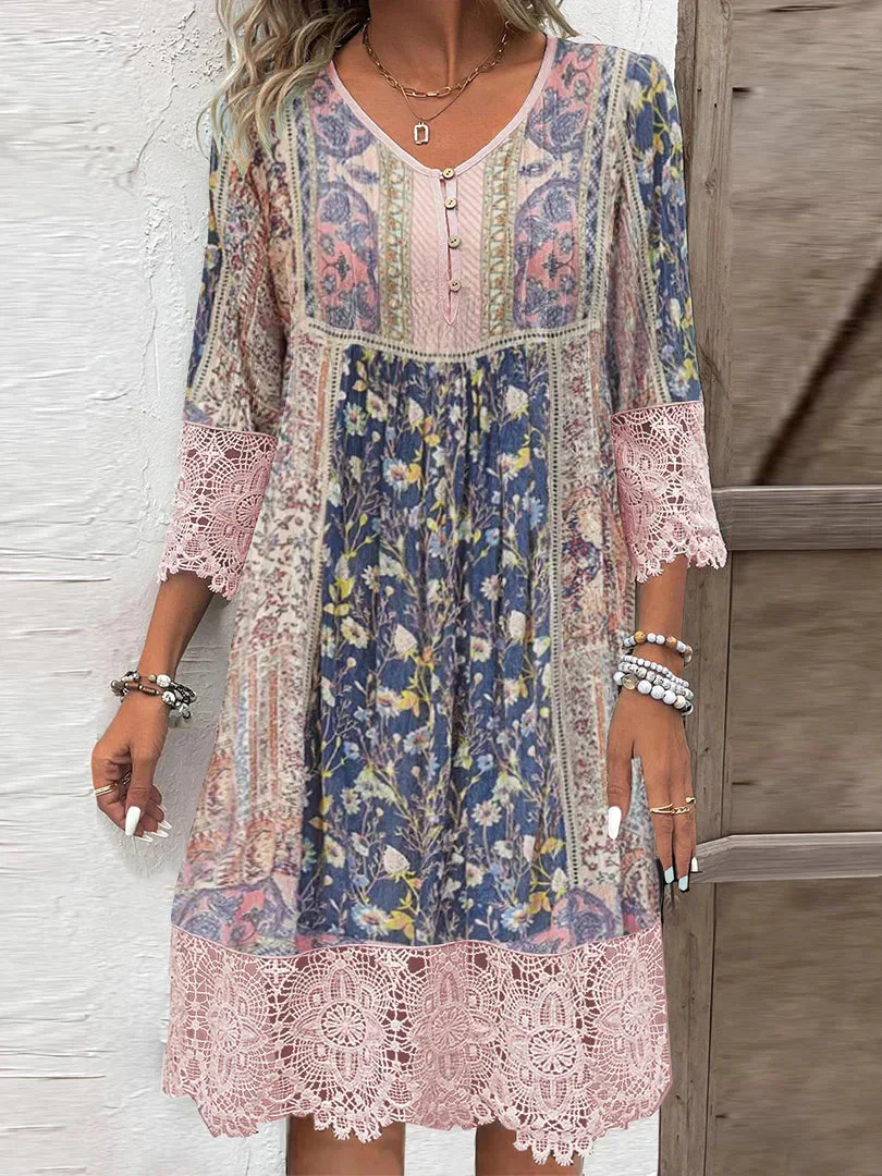 Heidi-Mode | Jente Bohemian Tunika Kleid - Image 2