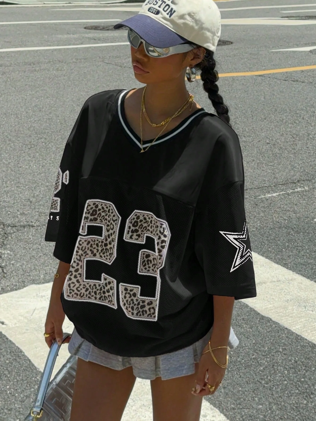 Heidi-Mode | Jersey Shirt mit Animal Print Sportlich, Trendy & Streetstyle Ready - Image 15