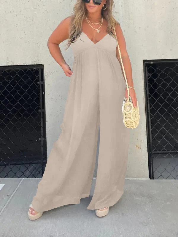 Heidi-Mode | Jumpsuit mit V-Ausschnitt und Breiten Trägern - Image 10
