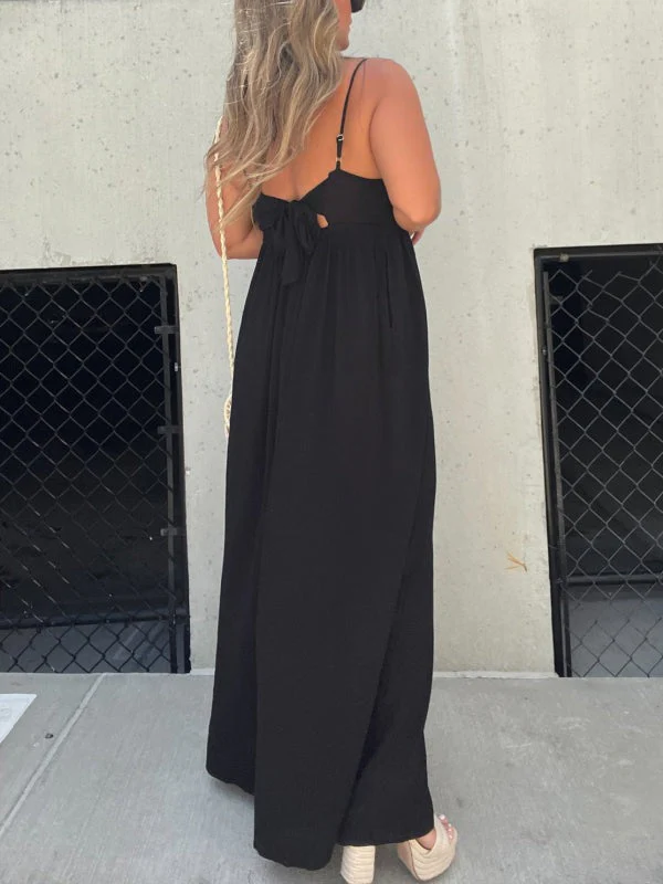 Heidi-Mode | Jumpsuit mit V-Ausschnitt und Breiten Trägern - Image 3