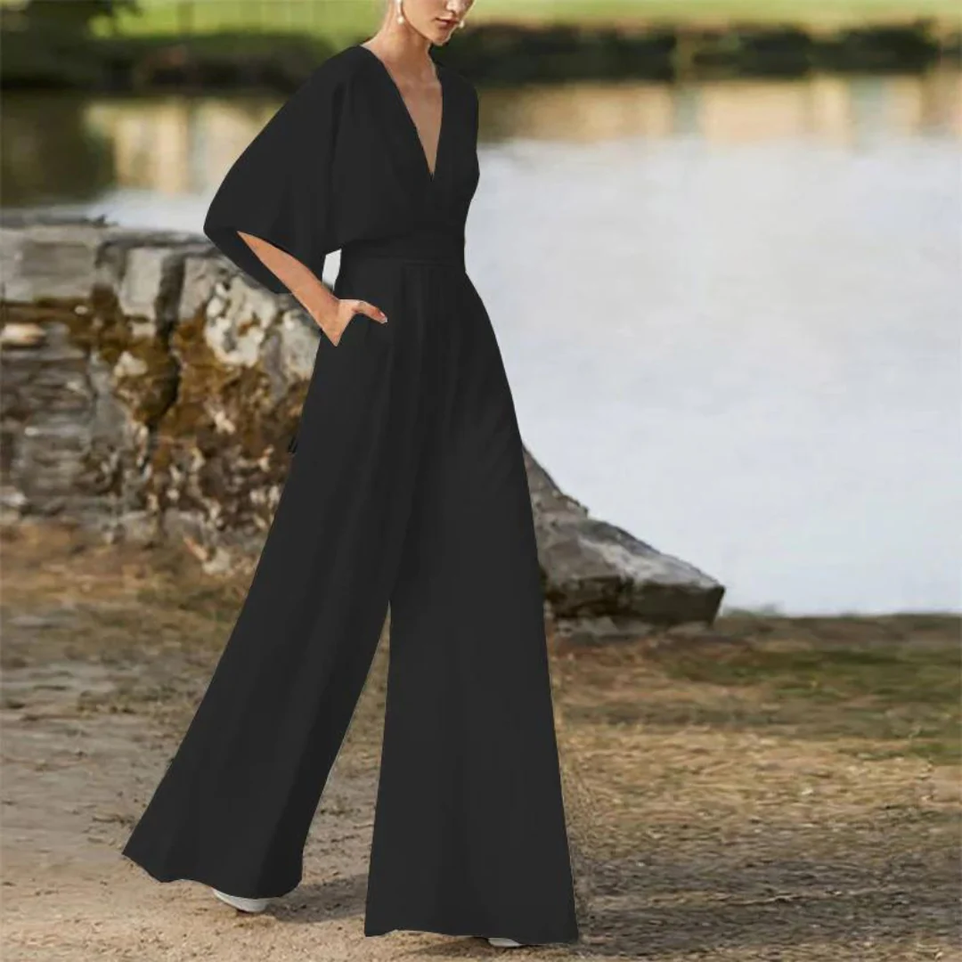 Heidi-Mode | Stilvoller Damen-Jumpsuit mit Halben Ärmeln - Image 6