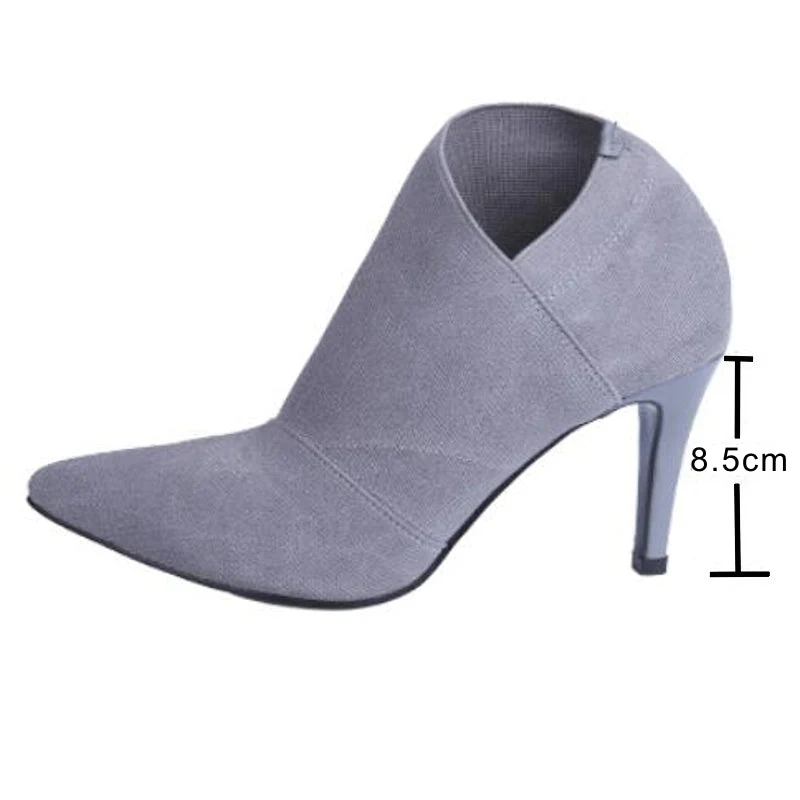 Heidi-Mode | Damenschuhe für Jugendliche Höhe 8,5 Cm Absatz Material Stiefel - Image 2