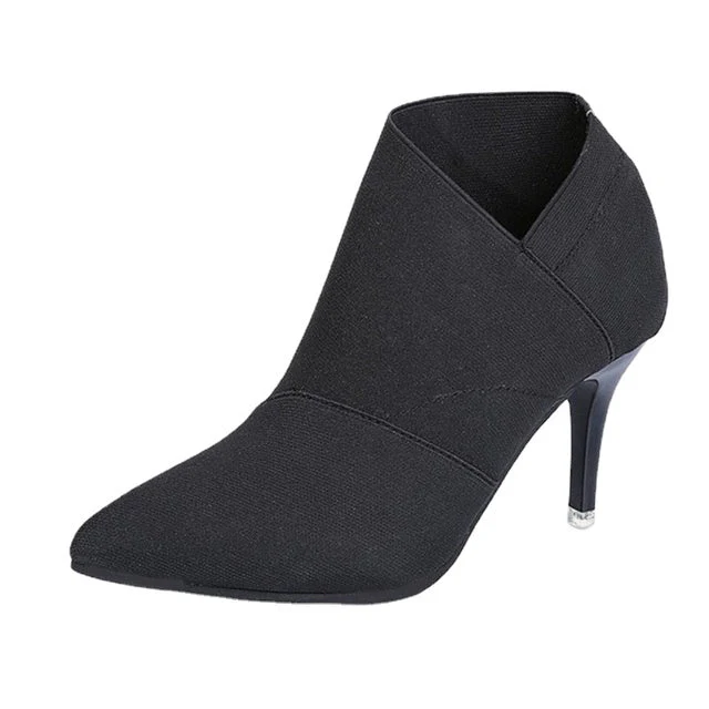 Heidi-Mode | Damenschuhe für Jugendliche Höhe 8,5 Cm Absatz Material Stiefel - Image 3