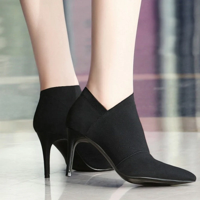 Heidi-Mode | Damenschuhe für Jugendliche Höhe 8,5 Cm Absatz Material Stiefel - Image 7