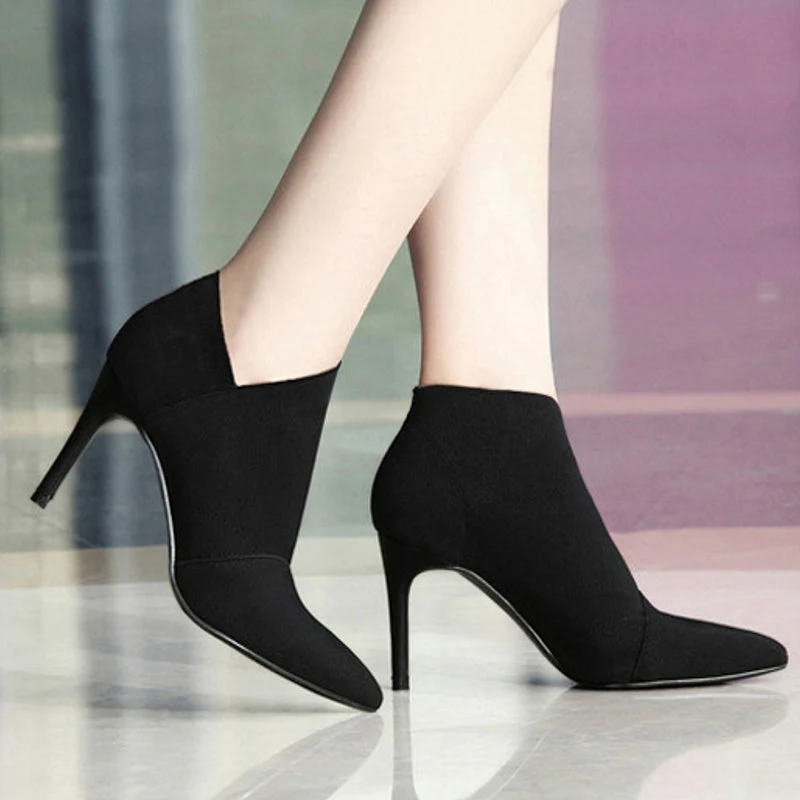 Heidi-Mode | Damenschuhe für Jugendliche Höhe 8,5 Cm Absatz Material Stiefel - Image 9