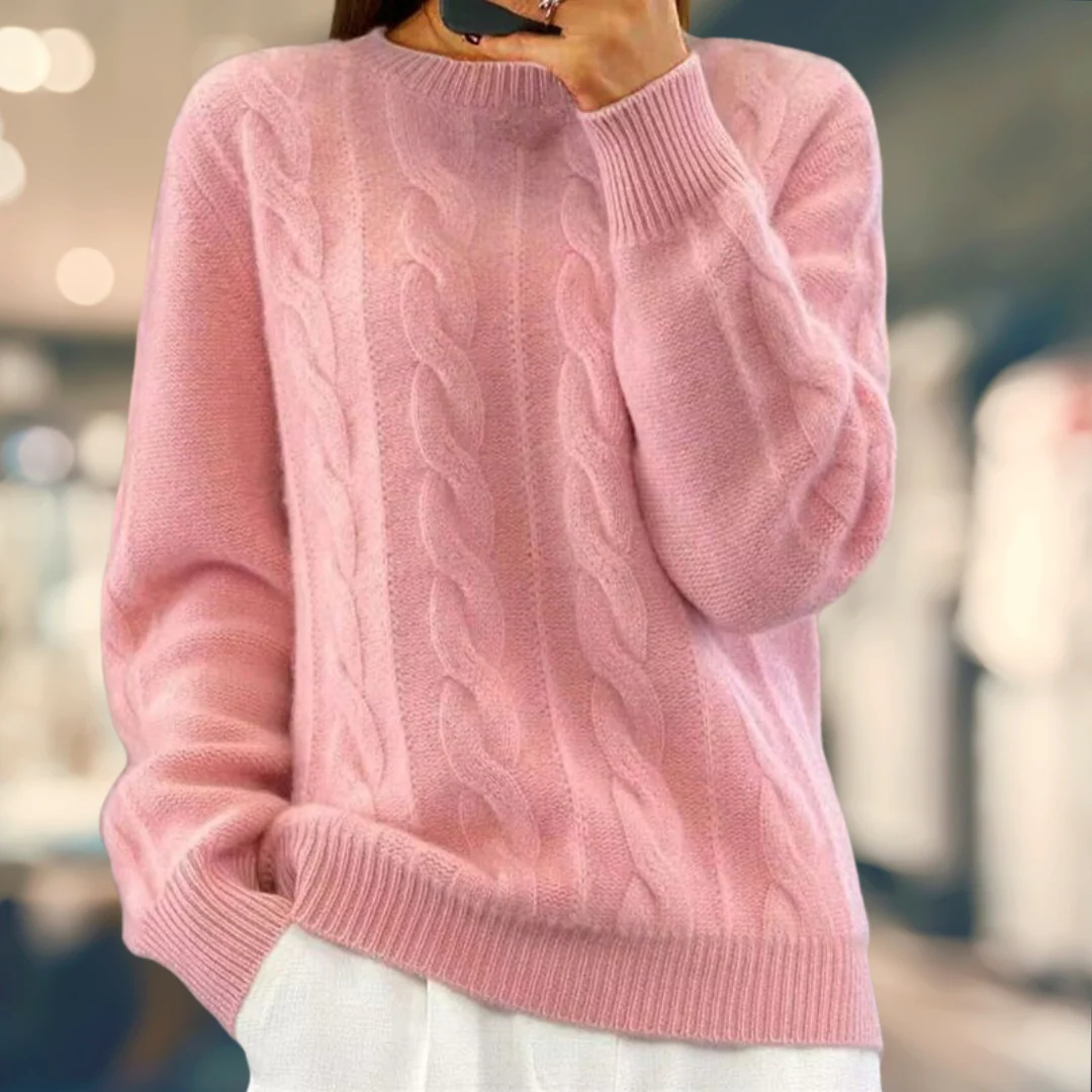 Heidi-Mode | Kabelgestrickter Pullover - Image 3