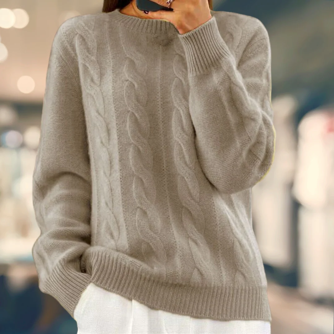 Heidi-Mode | Kabelgestrickter Pullover - Image 7