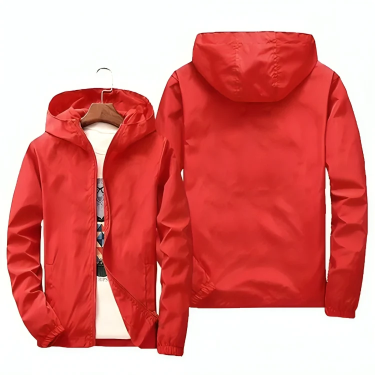 Heidi-Mode | Kapuze Wasserdichte Sommerjacke Herrenjacke - Image 3