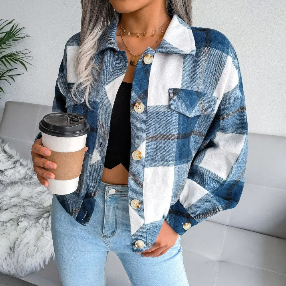 Heidi-Mode | Karierte Sommerjacke für Damen - Image 2