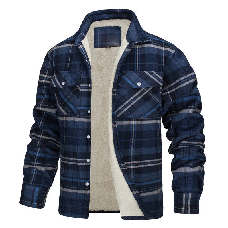 Heidi-Mode | Karo für Wärme Vielseitigkeit Herrenjacke - Image 2