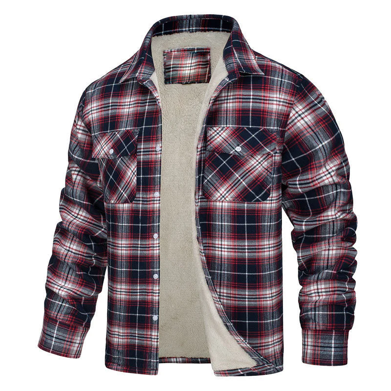 Heidi-Mode | Karo für Wärme Vielseitigkeit Herrenjacke - Image 5