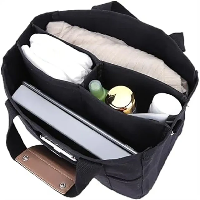 Heidi-Mode | Canvas-Tasche mit Mehrfachfächern - Image 5