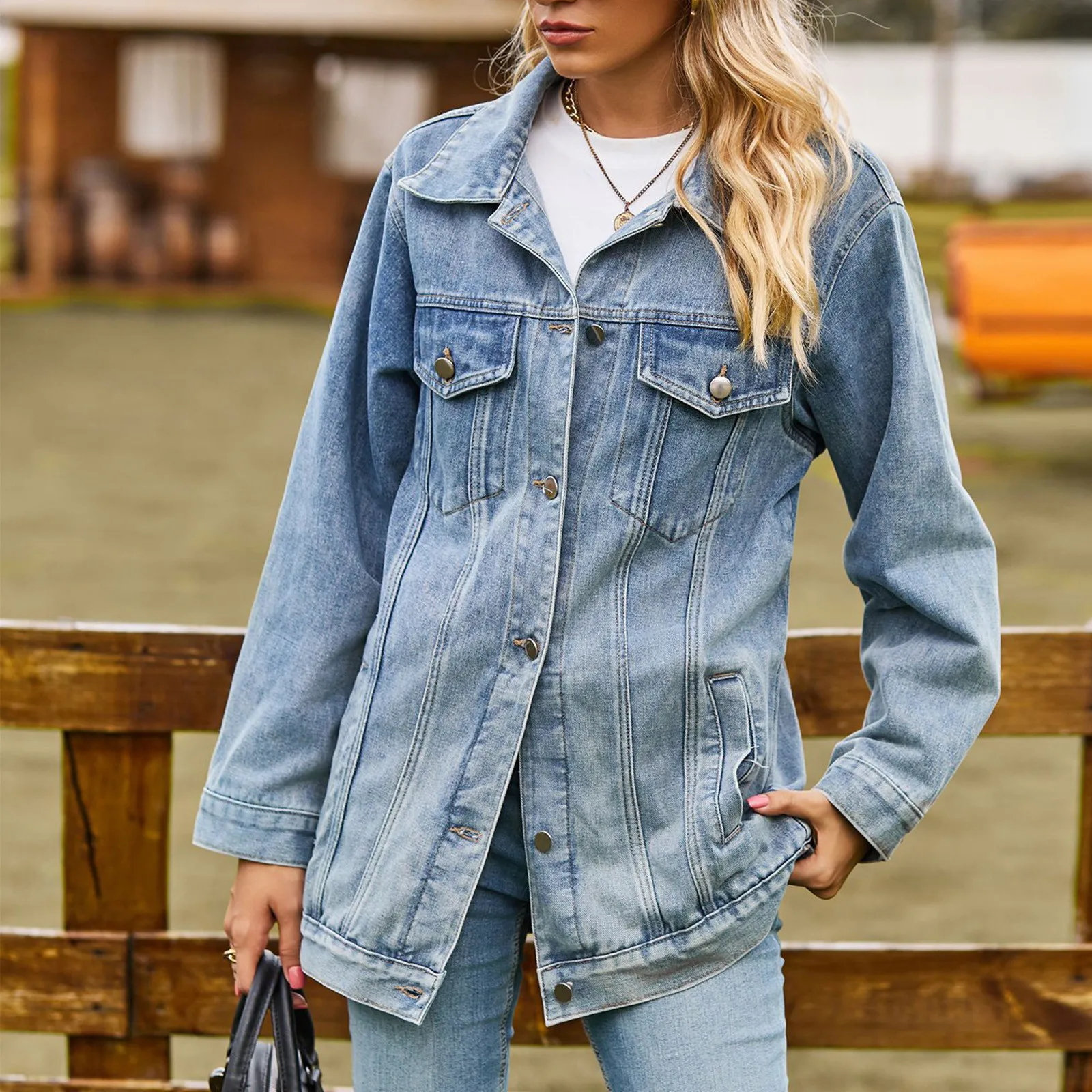 Heidi-Mode | Klassisch Elegante Jeansjacke - Image 5