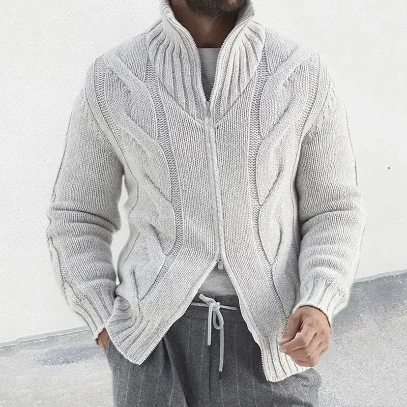 Heidi-Mode | Klassische Bequeme Strickjacke für Männer - Image 2