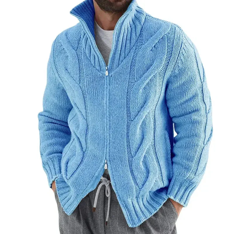 Heidi-Mode | Klassische Bequeme Strickjacke für Männer - Image 4