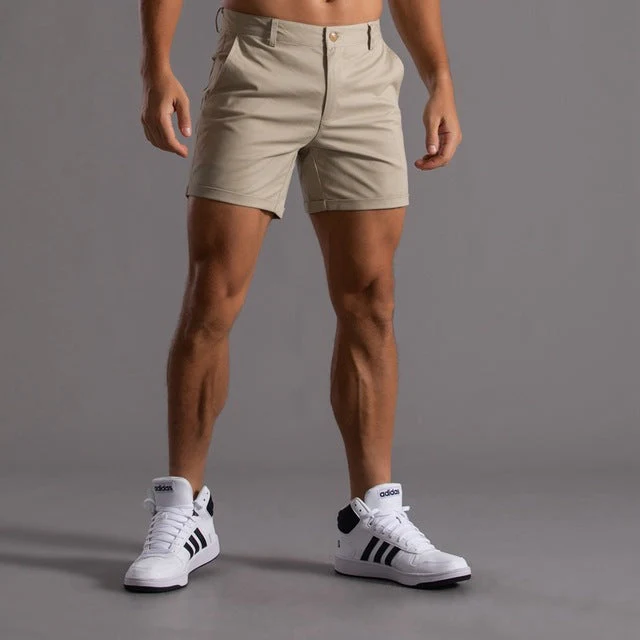 Heidi-Mode | Klassische Chino-Shorts Aus Baumwolle für Herren - Image 2