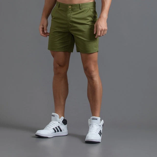 Heidi-Mode | Klassische Chino-Shorts Aus Baumwolle für Herren - Image 6