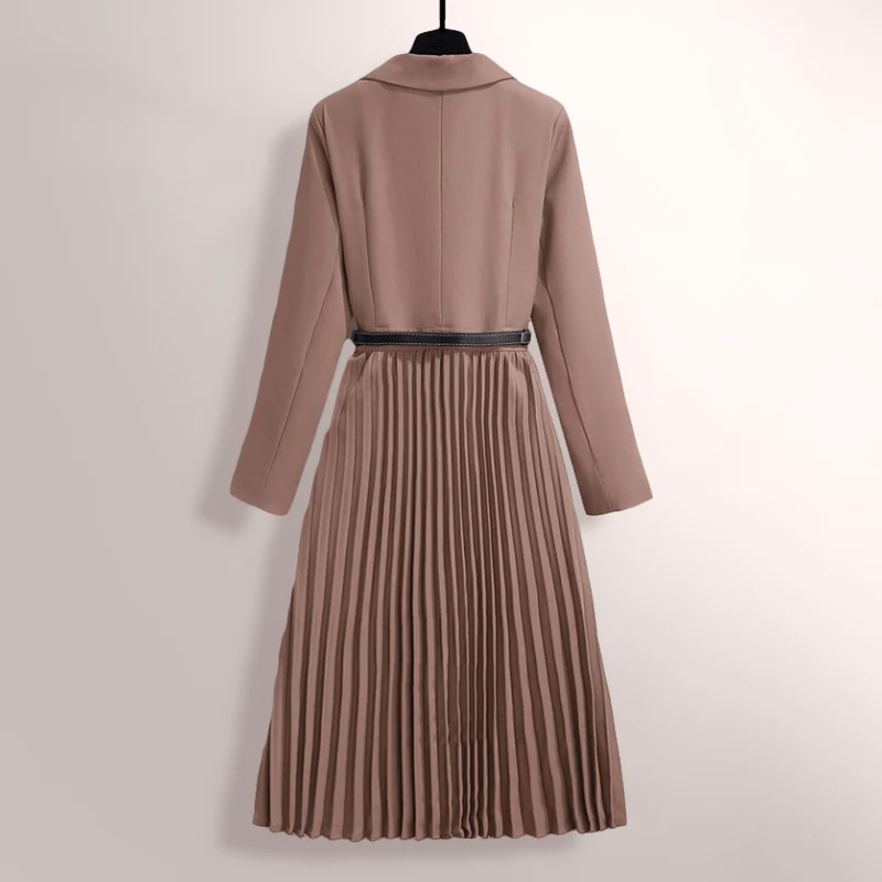 Heidi-Mode | Klassische Faltenrock Damen Kleid Zeitlose Eleganz