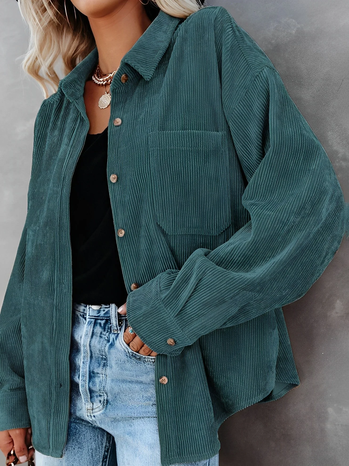 Heidi-Mode | Klassischer Cord-Blouson - Image 8