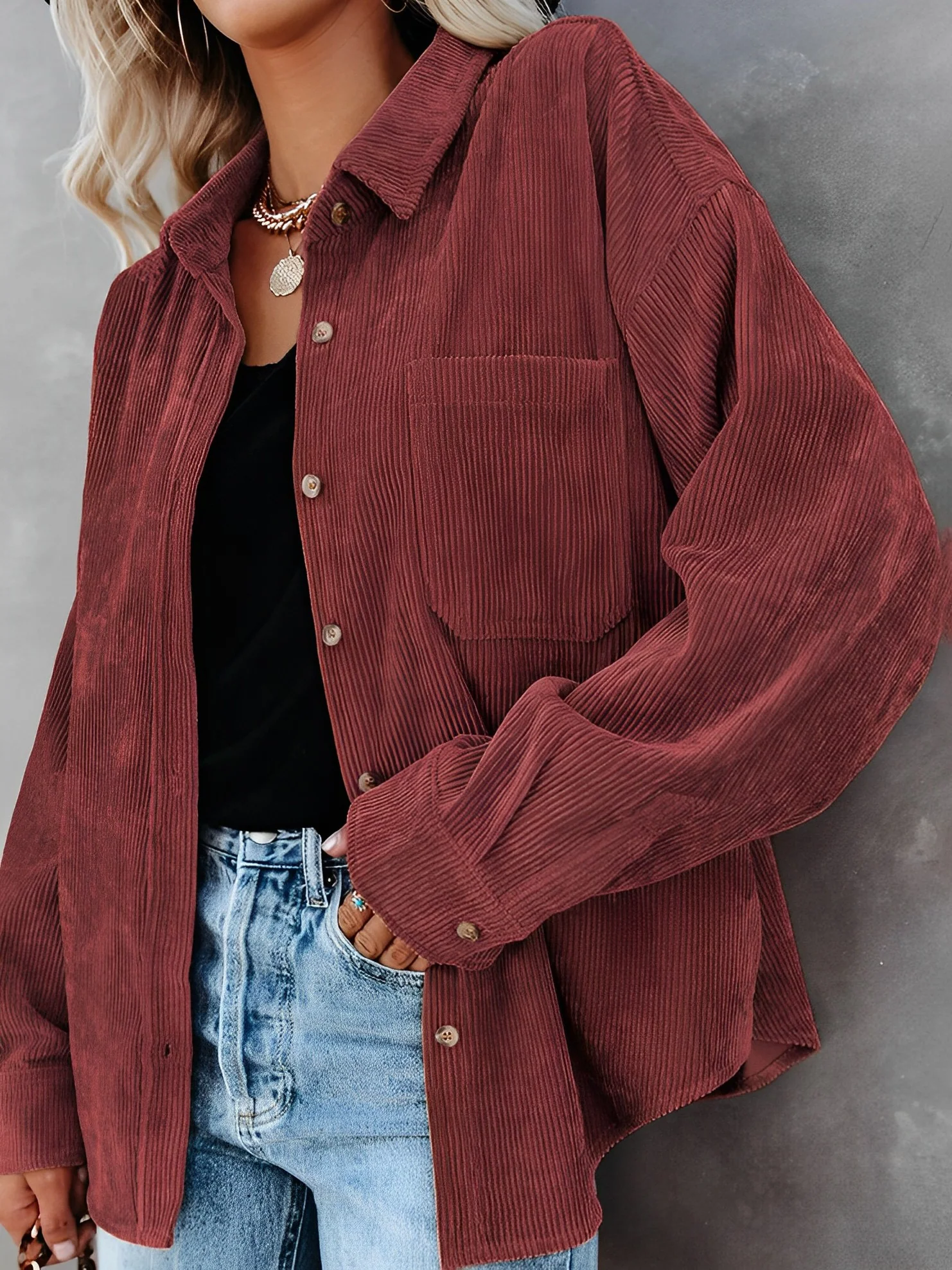 Heidi-Mode | Klassischer Cord-Blouson - Image 9
