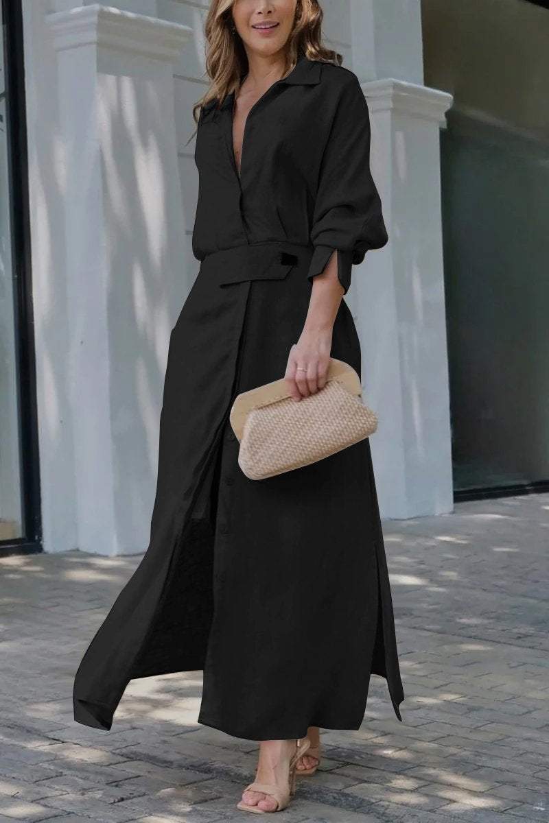 Heidi-Mode | Klassisches Leinen-Maxi-Kleid - Image 4