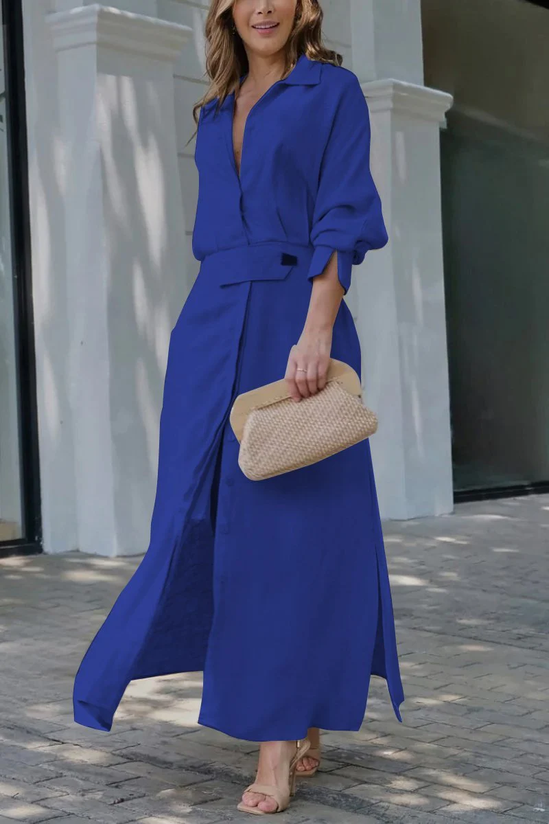 Heidi-Mode | Klassisches Leinen-Maxi-Kleid - Image 5