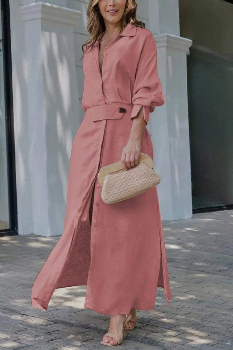 Heidi-Mode | Klassisches Leinen-Maxi-Kleid - Image 7